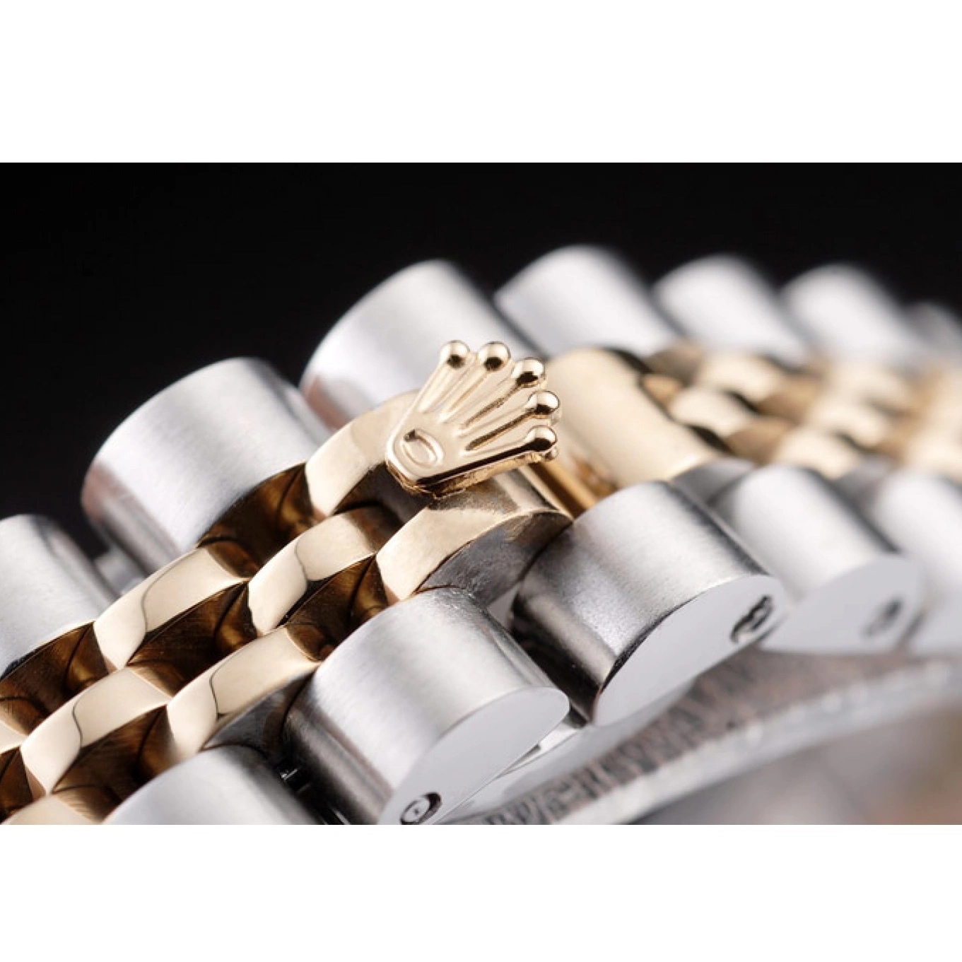 Aaa replica watch Datejust Steel 98078 Tone Plated Stainless Rolex Yellow Two Gold 0814